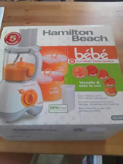 Hamilton Beach 5 cup Baby Food maker processor steamer, View more