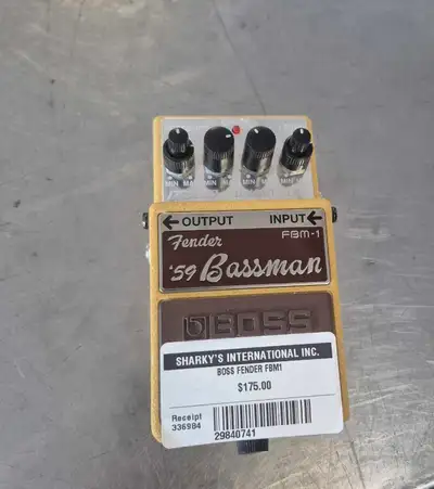 Boss Fender FBM1 Pedal (29840741), View more