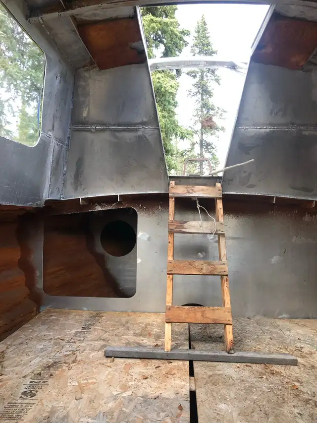 34’ aluminum sailboat hull in Sailboats in Whitehorse - Image 5