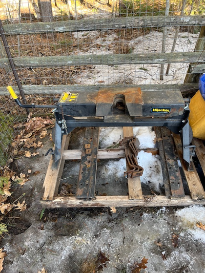 Hijacker model FWH 34 16000 LB capacity. Good condition, includes rails and mounting hardware