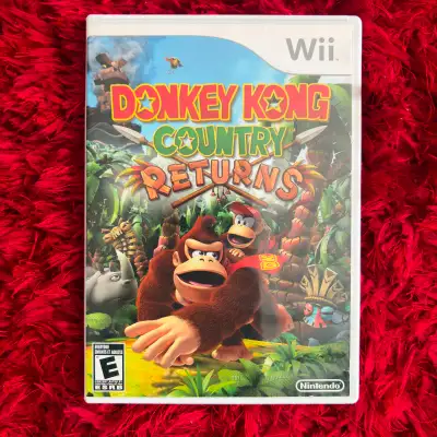 Donkey Kong Country Returns for Nintendo Wii. Tested and works properly. English: - Complete copy wi...
