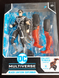 McFarlane DC multiverse Black Lantern Superman Figure