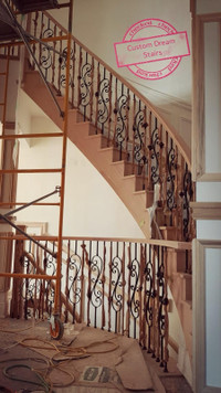 Wooden Curved Handrail