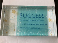 NEW INSPIRATIONAL GIFT-SOLID GLASS-$13