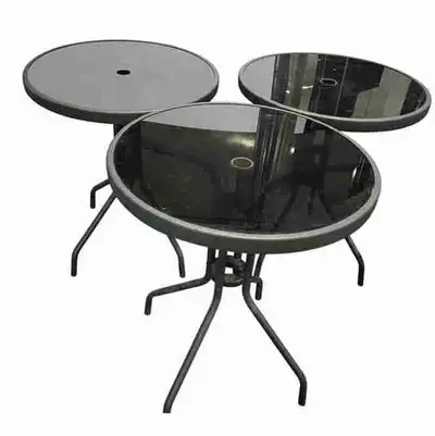 Glass Patio Table SALE $10 EACH , View more