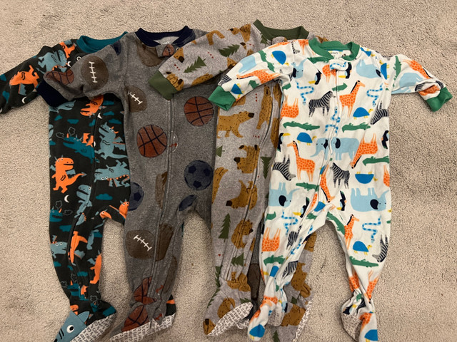 12 months fleece sleepers in Clothing - 9-12 Months in Peterborough