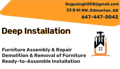 • All Types of Furniture Fixing & Repairs • Loose hinges & drawers • Wobbly tables or chairs • Bed f...