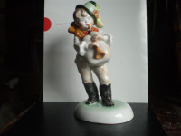 Herend Boy Figurine - " Boy Playing Bagpipes " - #5445 -