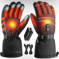 Medium size Heated Gloves for Men Women, Rechargeable 5000mAh 