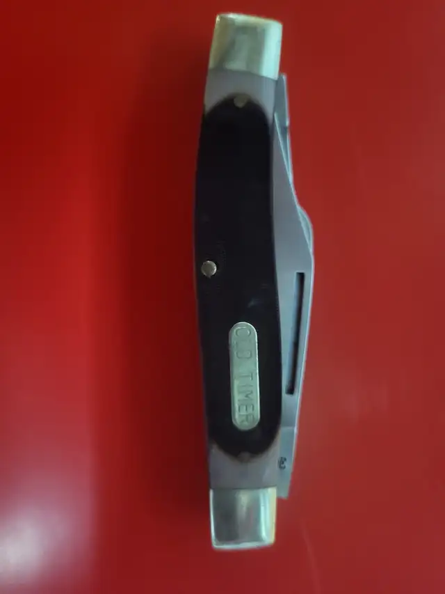 OLD TIMER Schrade 3 Blade Pocket Knife 80T509912277435688965