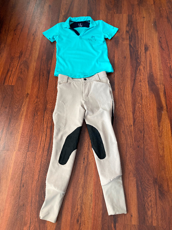 Kids horse riding pants and shirt in Kids & Youth in Oshawa / Durham Region
