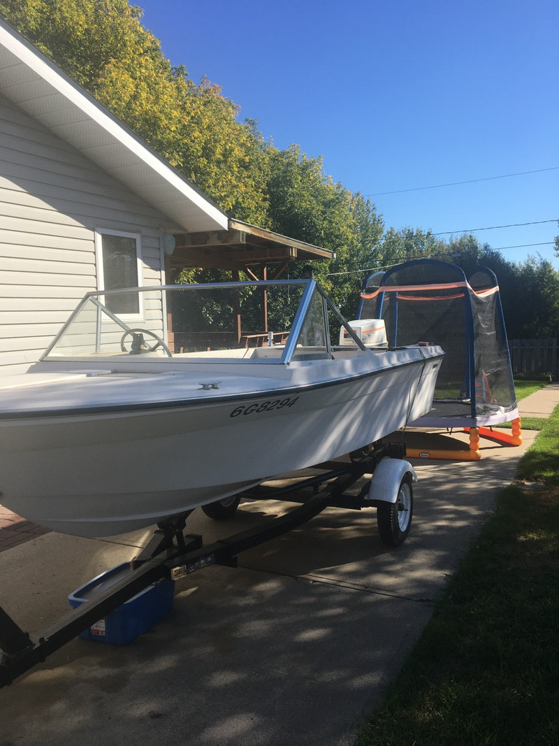1977 anchor fishing boat Powerboats & Motorboats Lloydminster Kijiji