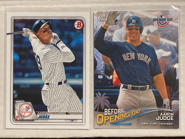 New York Yankees- Aaron Judge baseball cards x lot of 5 in Arts & Collectibles in St. Catharines - Image 2