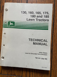For sale John Deere Lawn Tractor service Manuals