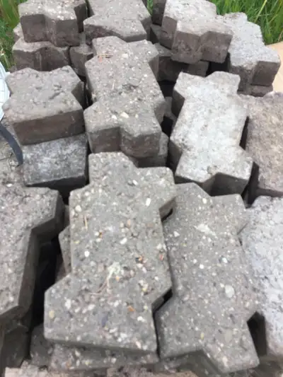 paving stone pavers. grey color. I’ll help load or deliver, View more