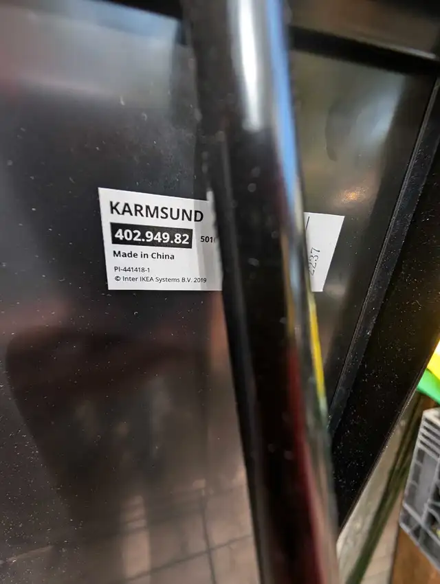 Ikea Karmsund Standing Mirror, Black63782573303427122