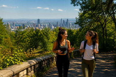 Espagnol en marchant au Mont-Royal, View more