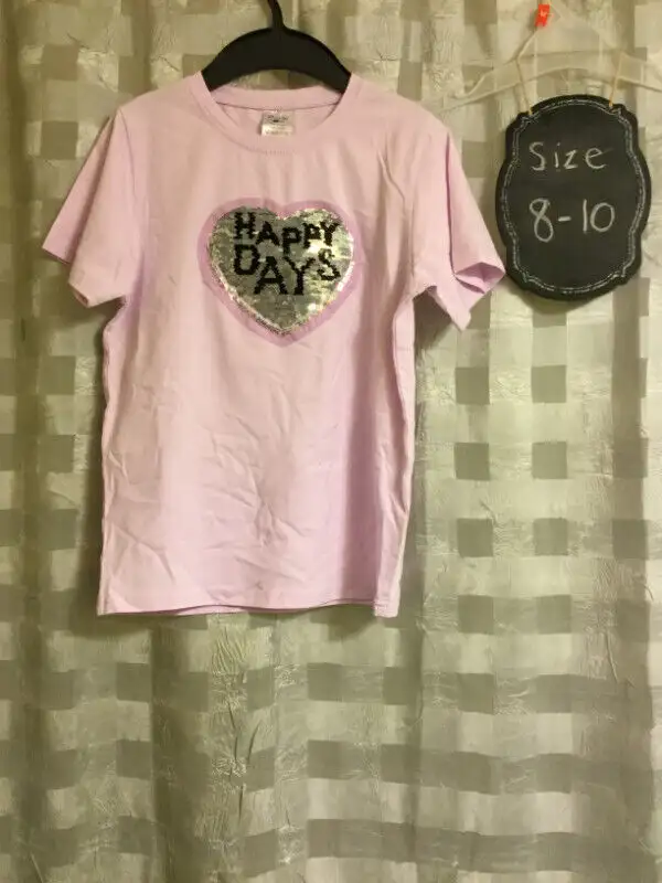 Brand new Flip Sequin Unicorn girls t-shirt 8-10 - NWT in Kids & Youth in Calgary - Image 3
