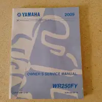 Yamaha YZ250F Service manual as new
