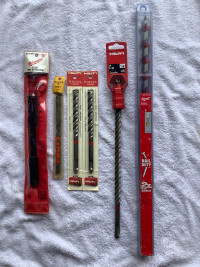 Hilti Concrete Drill Bits and Milwaukee Drill Bilt