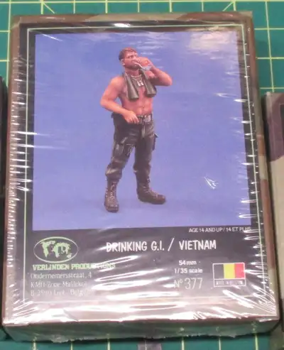 Drinking G.I. Viet Nam Verlinden Productions #377 1:35 Scale Kit, View more