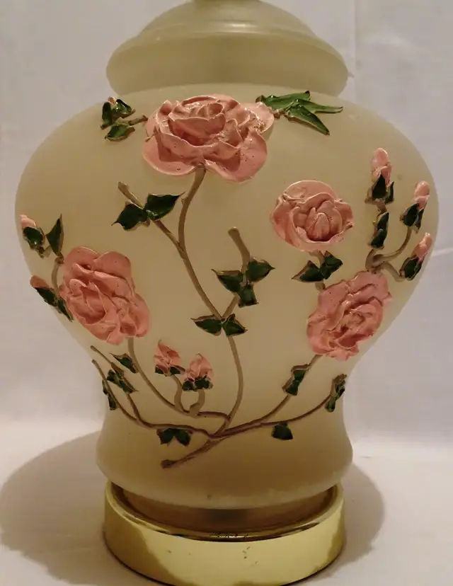 Vintage glass table lamps in Indoor Lighting & Fans in Sudbury - Image 3