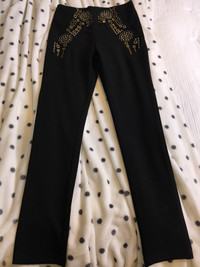 Nasty Gal - Showny - Black Stud Detail Trousers
