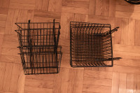 Wire Iron Hanging Storage Organizer Basket Tray