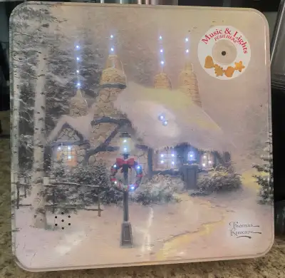 holiday Thomas Kinkade Holiday Light Up and Musical Sugar Cookie, View more