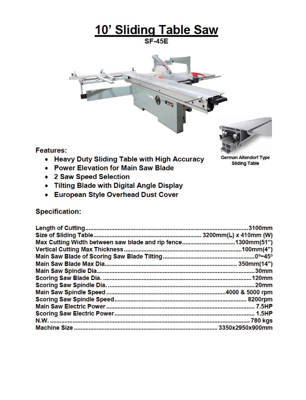 Brand New Woodworking Machines for Sale! in Other Business & Industrial in Kawartha Lakes - Image 3