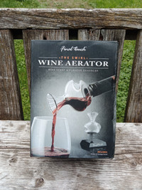 Never Used Wine Aerator, Includes Storage Stand