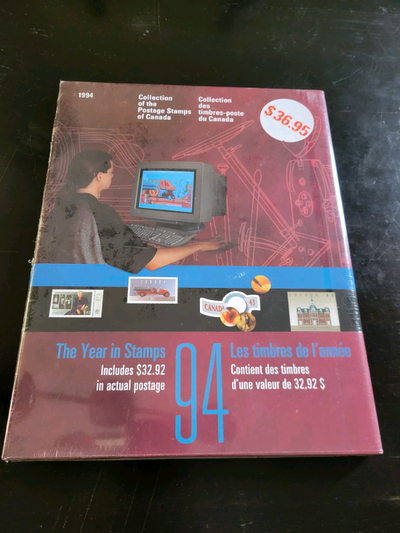 1994 Canada Post Stamps complete yearbook - sealed., View more