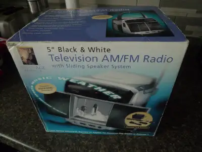 Have a TV/radio for sale. Comes with power cord and vehicle cord. Radio and Tv work as they should a...
