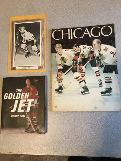 1. NHL Chicago Black Hawks "Corn Syrup" Bee Hive Card with the Envelope... 8 by 5 1/4 inches was tap...
