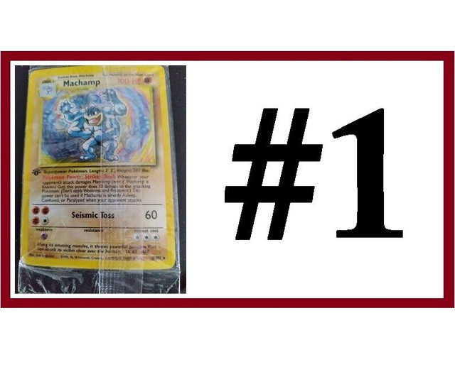 FIRST EDITION POKÉMON - Machamp HOLO (1999) --- $310 !! in Arts & Collectibles in City of Toronto