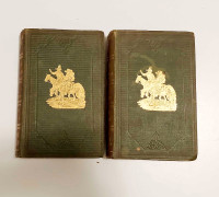 1847 Hudibras by Samuel Butler - 2 Volumes book set
