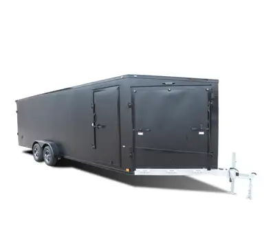 Impact sub-zero model Black on black Tandem axles (7000lbs total) 2-5/16" ball E-track installed in...