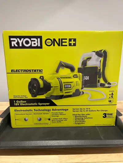 Ryobi electrostatic 18v, View more