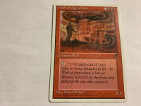 1995 Magic The Gathering Legends Reprints Wall of Opposition