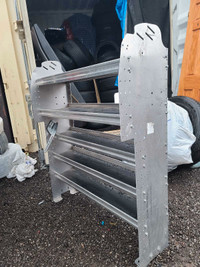 Ranger Van aluminum shelving 