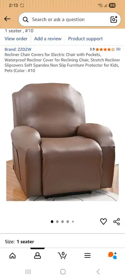 Leather Chair Cover, View more