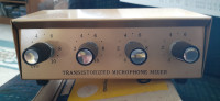 COSRAD 4-Channel Transistorized Microphone Mixer