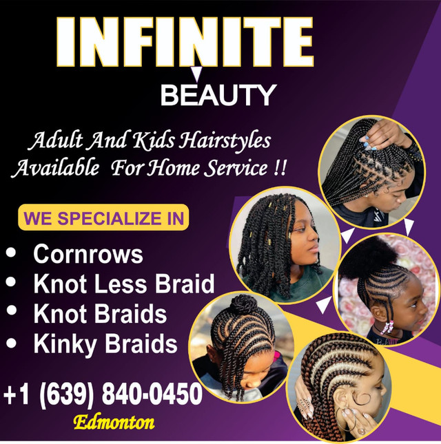 Edmonton mobile braids in Health and Beauty Services in Edmonton