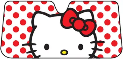 ONLY SET Hot Wheels Hello Kitty Barbie Windshield shade, View more