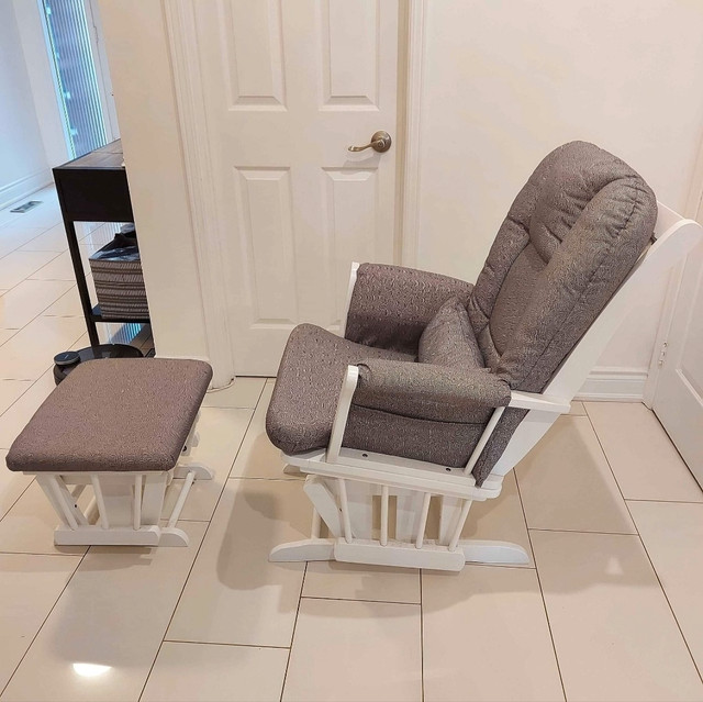 Brand New Rocking Chair, Glider, Ottoman & back pillow in Other in Mississauga / Peel Region - Image 2