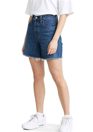 SIZE 27 - Levi's Womens Premium 501 Mid Thigh Short, View more