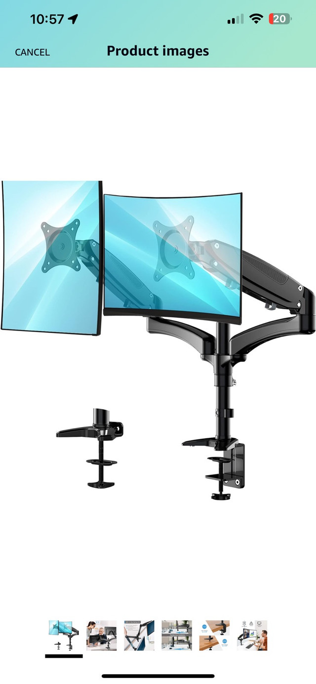 Dual Monitor Stand  in Other in Edmonton