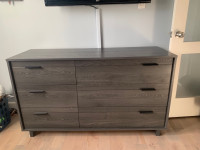 6 drawer dresser and side table 