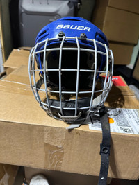 Casque de hockey Bauer bleue