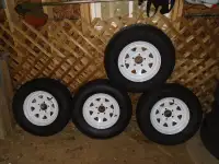 4 new trailer wheels/tires